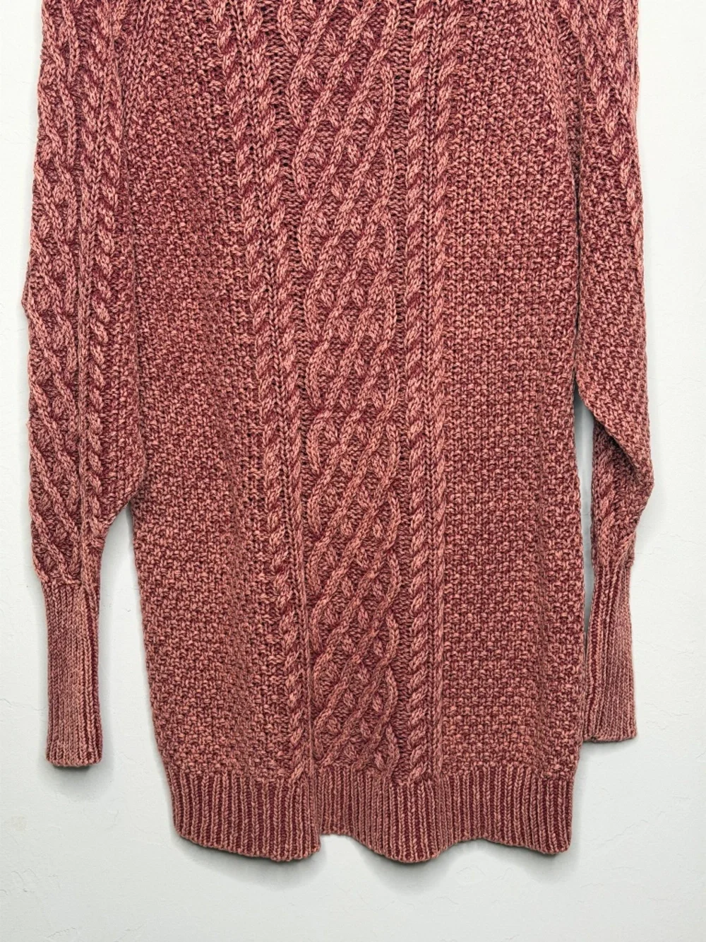 Free People On a Boat Sweater Dress Cable Knit Bohemian